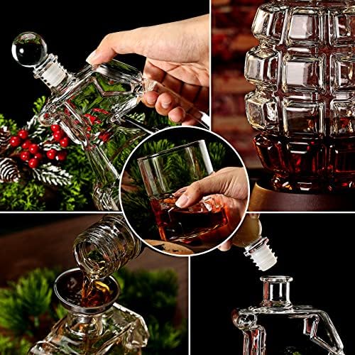 Grenade Whisky Decanter with 2 Whisky Glasses Set 4 Grenade Whisky Decanter with 2 Whisky Glasses Set - Image 4