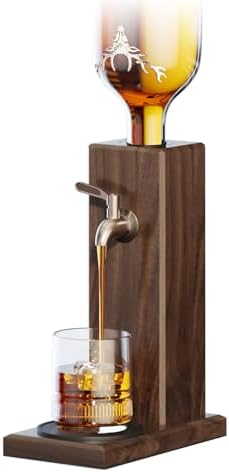 Ash Wood Whiskey Liquor Dispenser