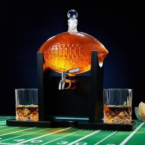 Football Whiskey Decanter Set for Men 9 Football Whiskey Decanter Set for Men - Image 9