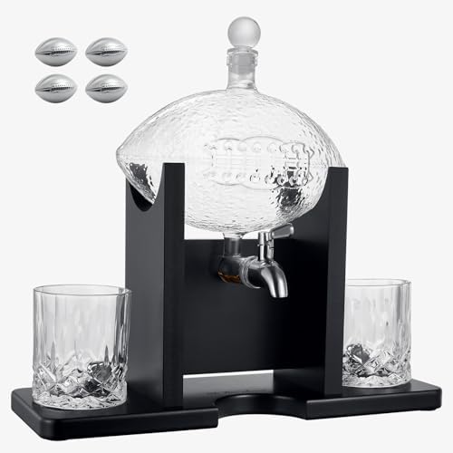 Football Whiskey Decanter Set for Men 7 Football Whiskey Decanter Set for Men - Image 7