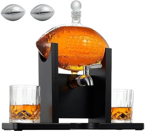 Football Whiskey Decanter Set for Men 10 Football Whiskey Decanter Set for Men - Image 10