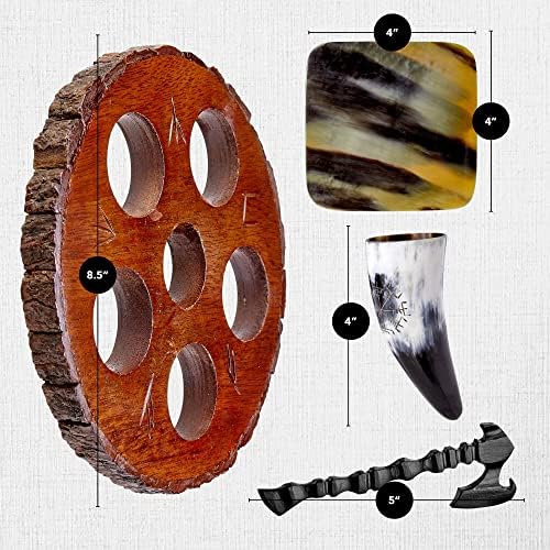 Viking Culture Viking Horn Drinking Premium Set 4 Viking Culture Viking Horn Drinking Premium Set - Image 4