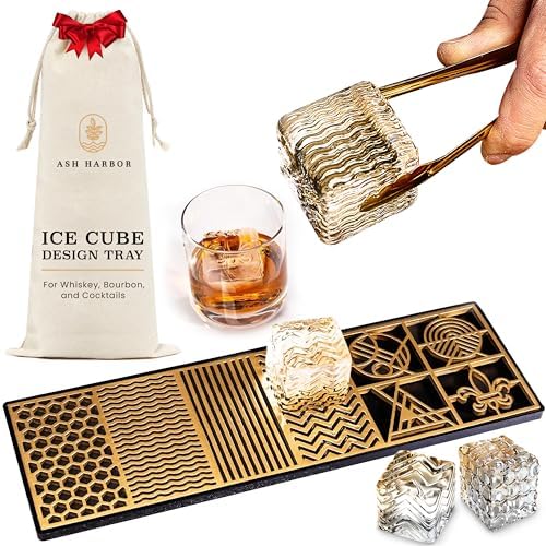 Clear Copper Ice Cube Maker Design Tray